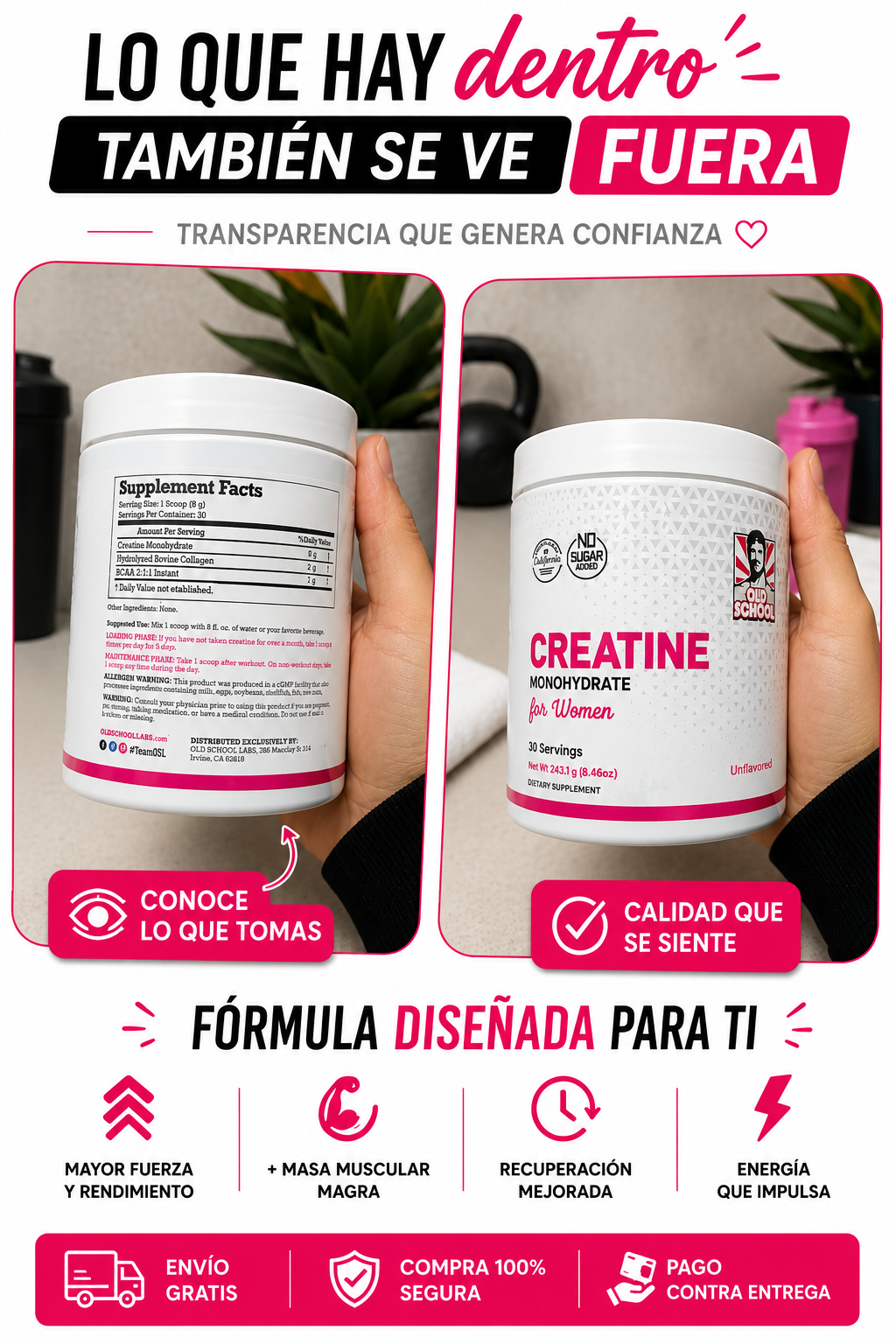 Creatina Monohidratada - 100% Original