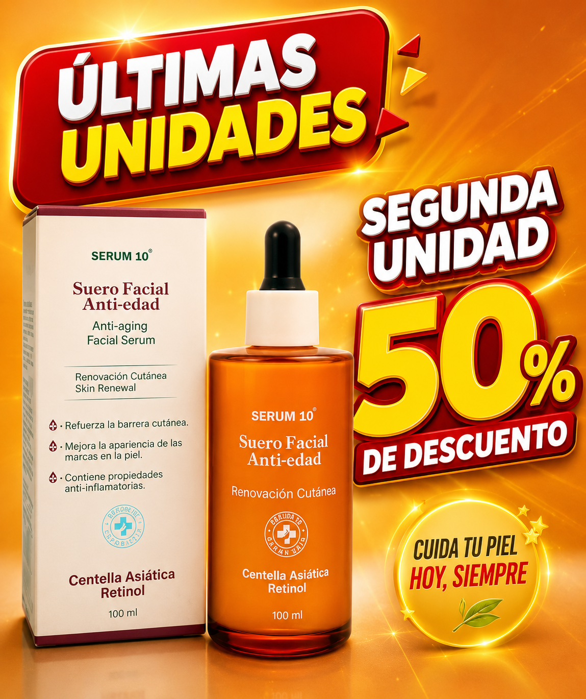 Serum Anti-Edad, Suero Facial.