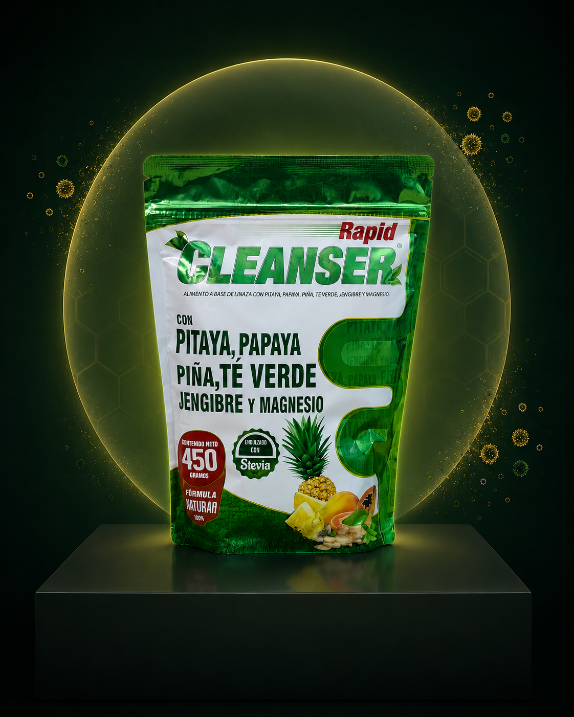 Fibra aplana abdomen 100% natural