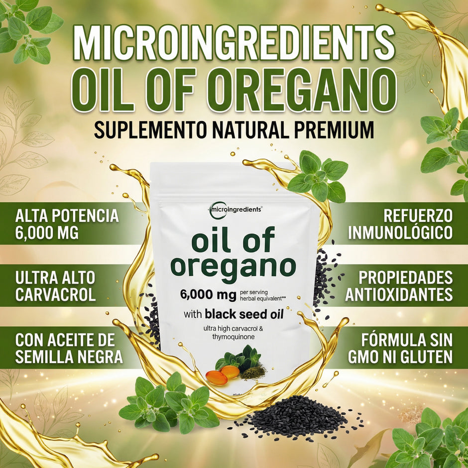 Oil of orégano 100% natural.