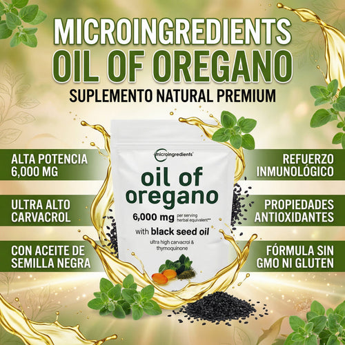Oil of orégano 100% natural.