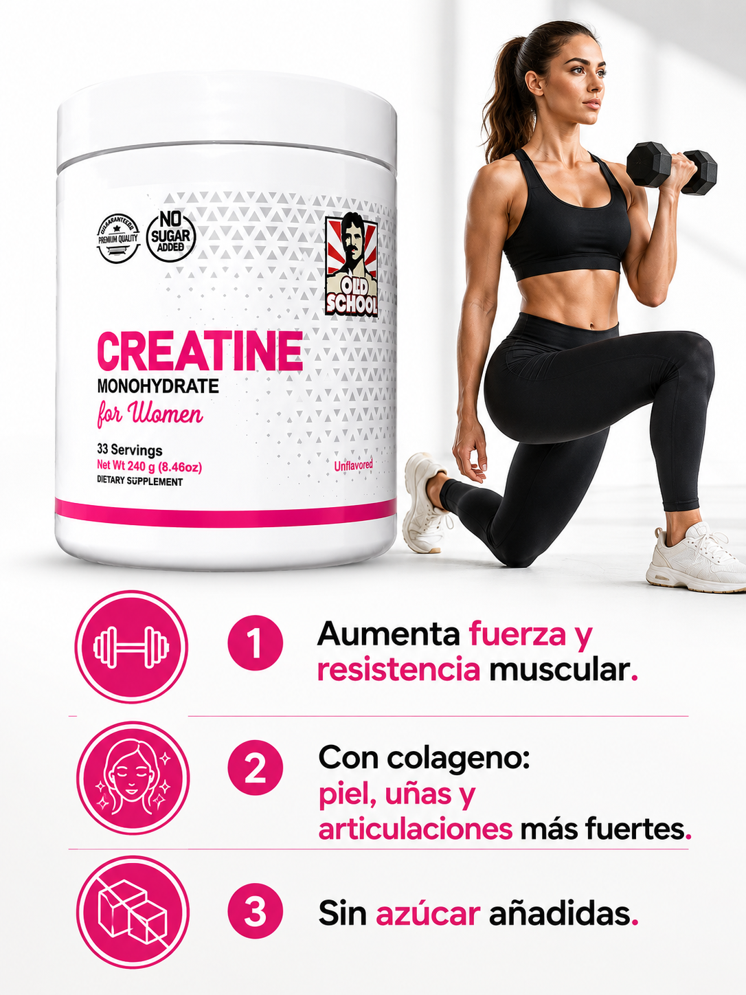 Creatina Monohidratada - 100% Original