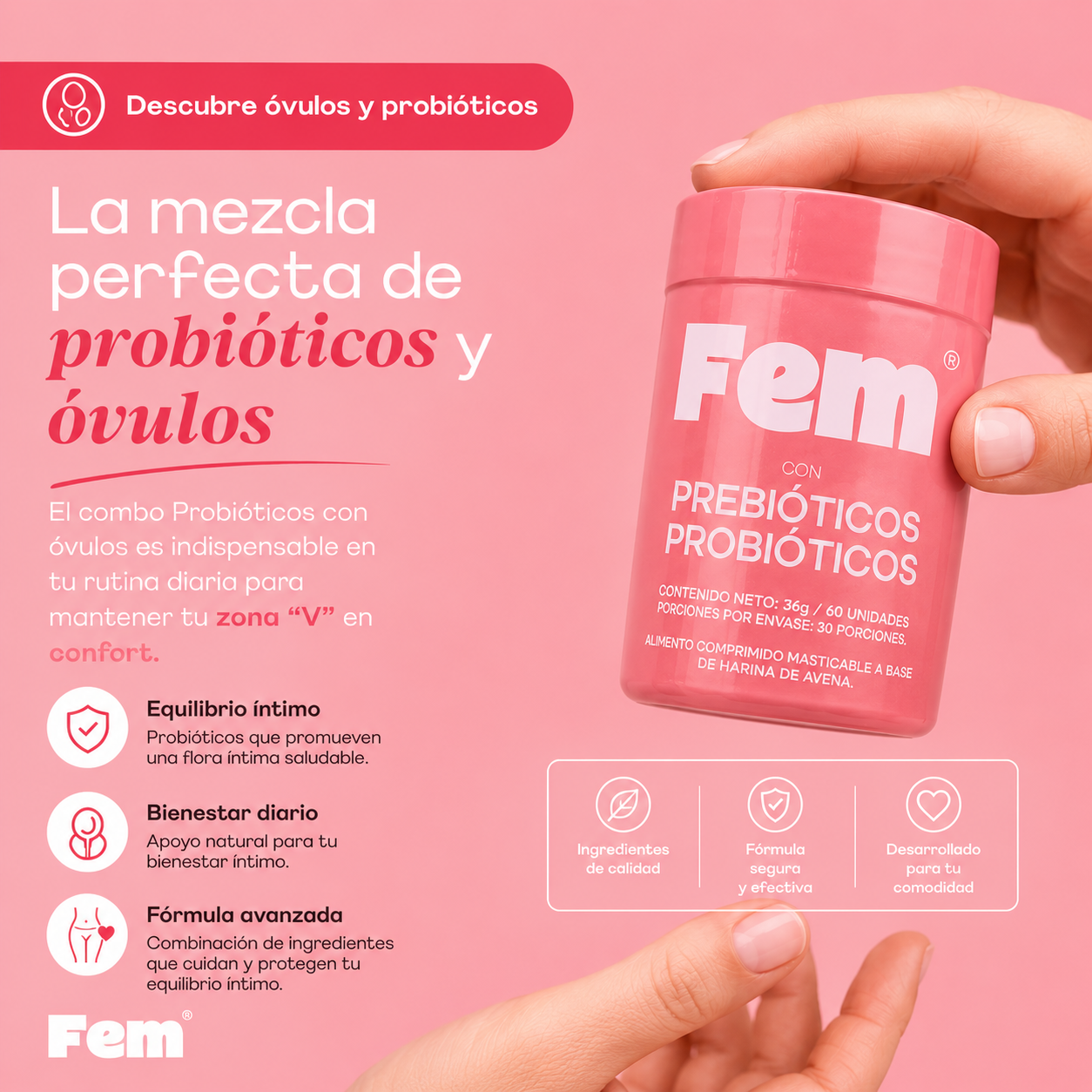 Fem probiotic 100% original